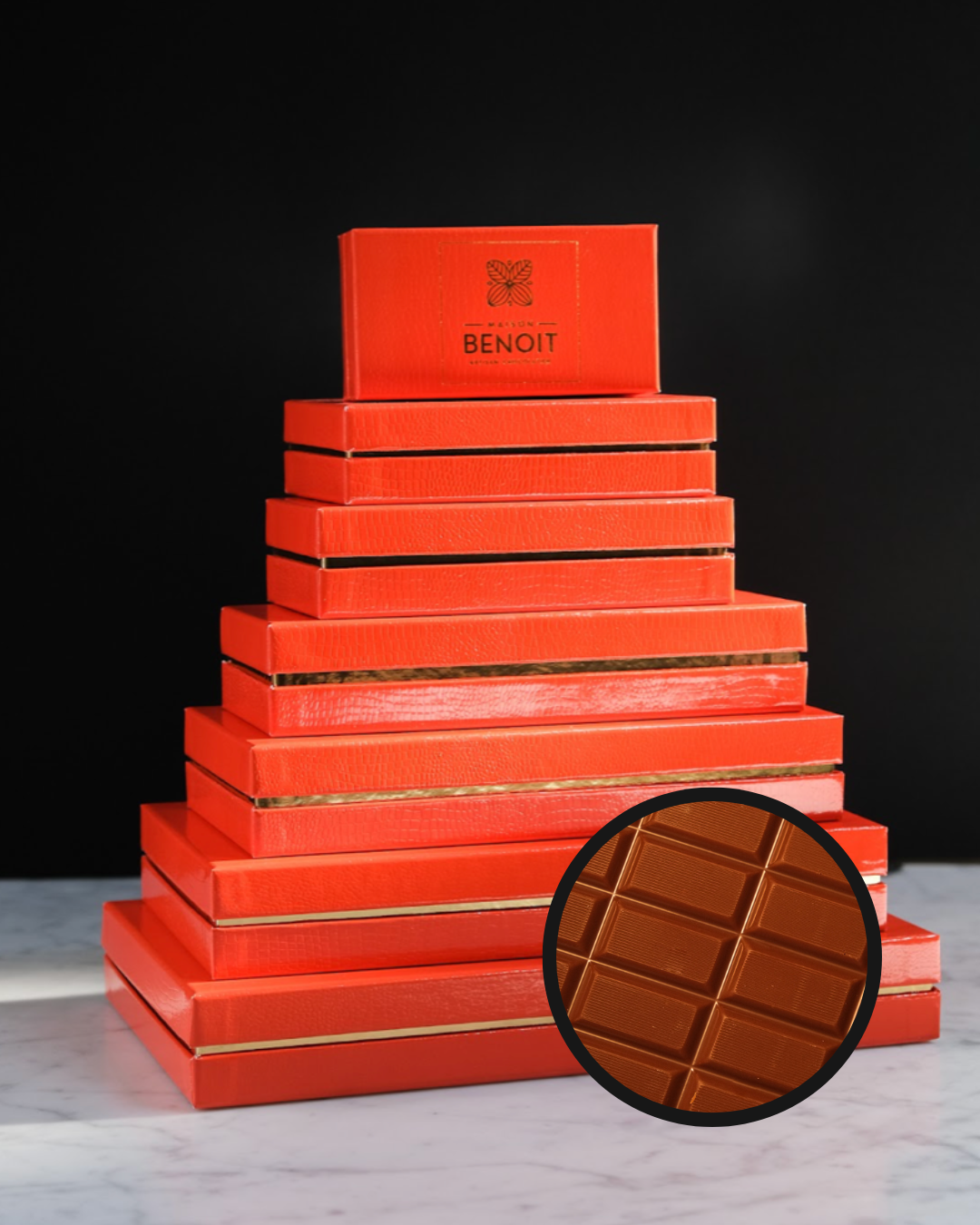 Ballotins de chocolats au lait