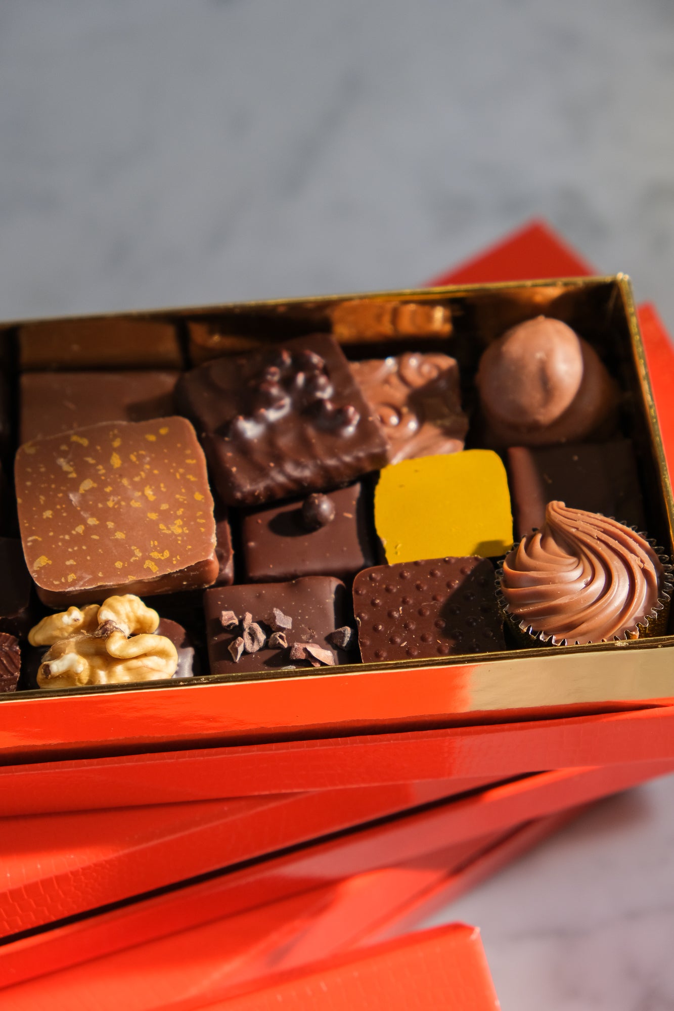 Ballotins de chocolats au lait