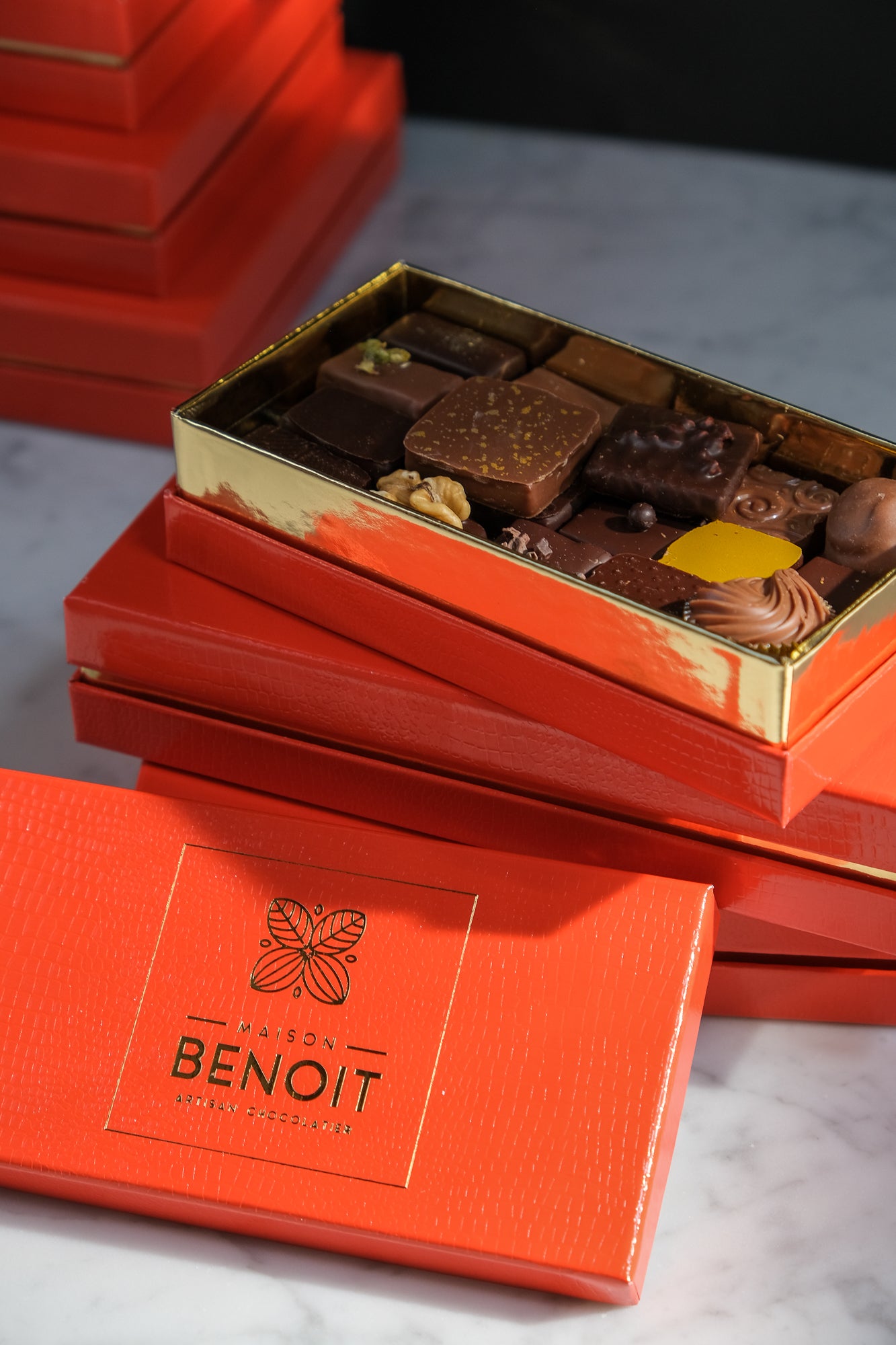 Ballotins de chocolats au lait