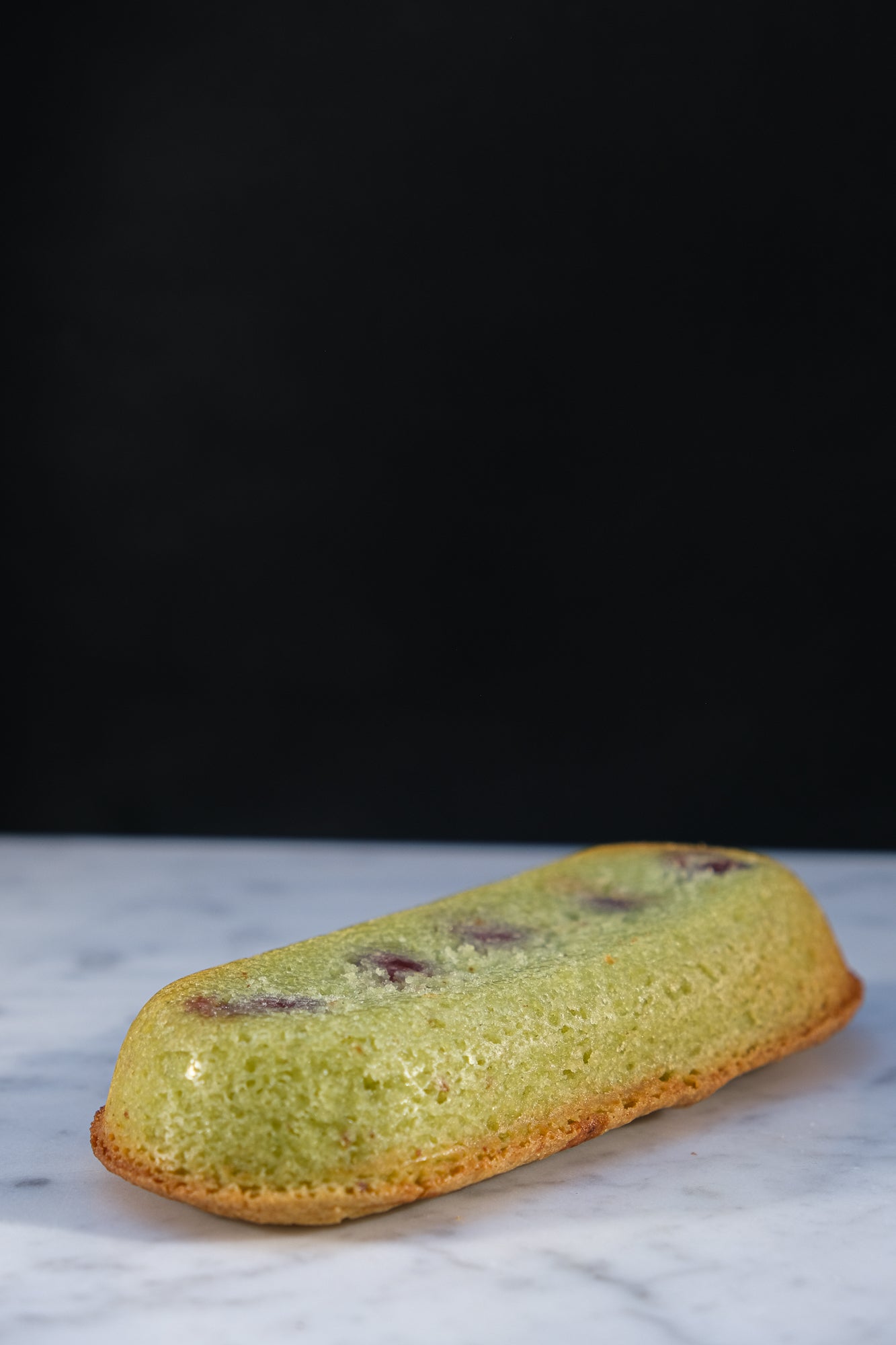 Financier pistache cerise